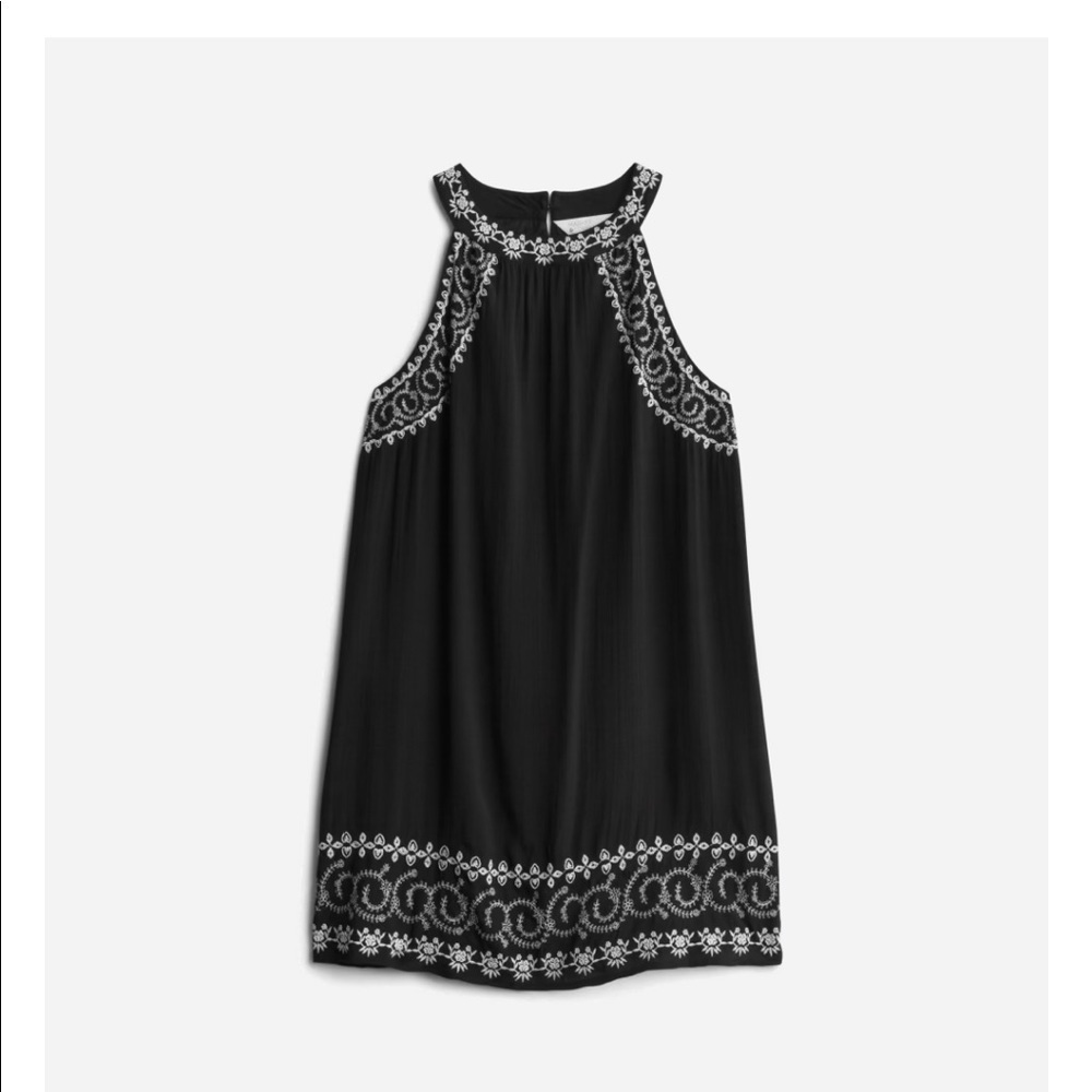 Market and spruce embroidered dress nwot